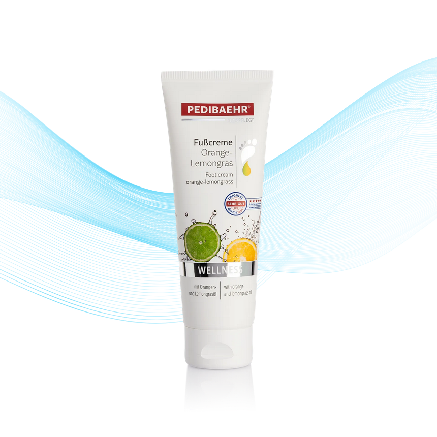 Fußcreme Orange-Lemongras, 125 ml