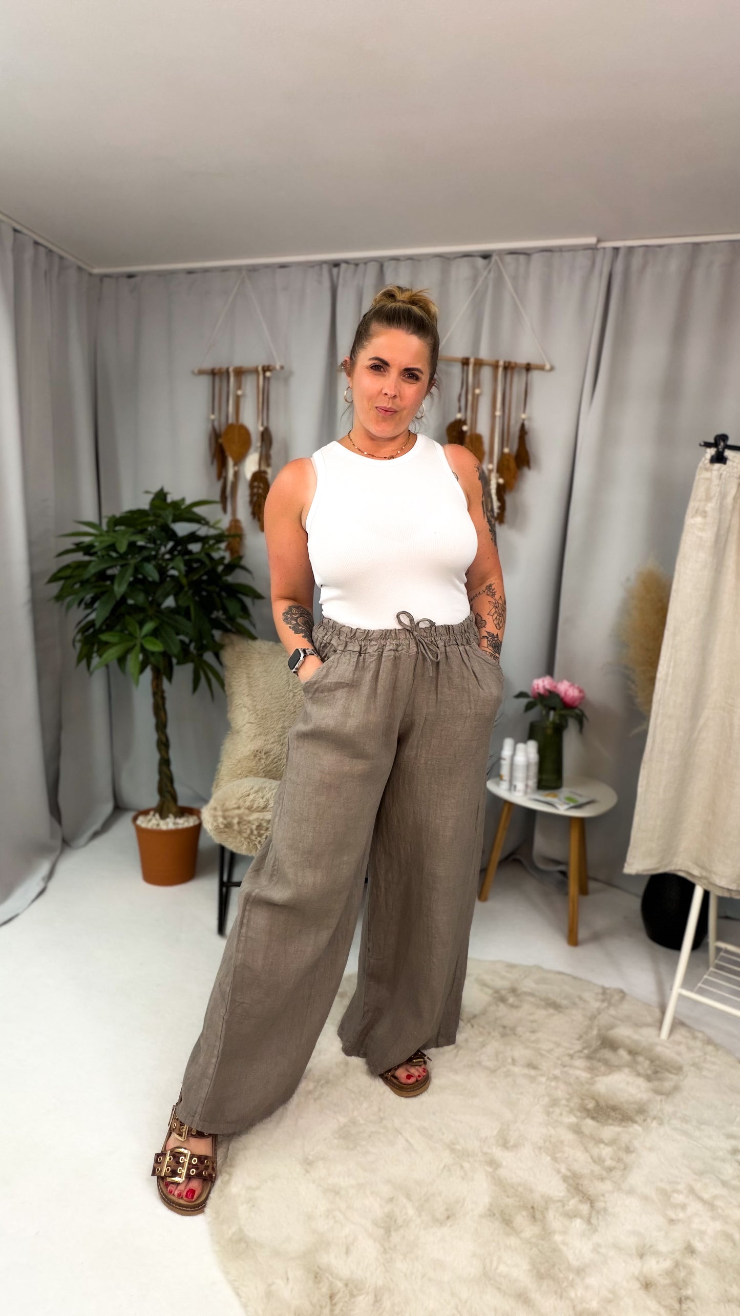 Leinenhose Babsi (70238)