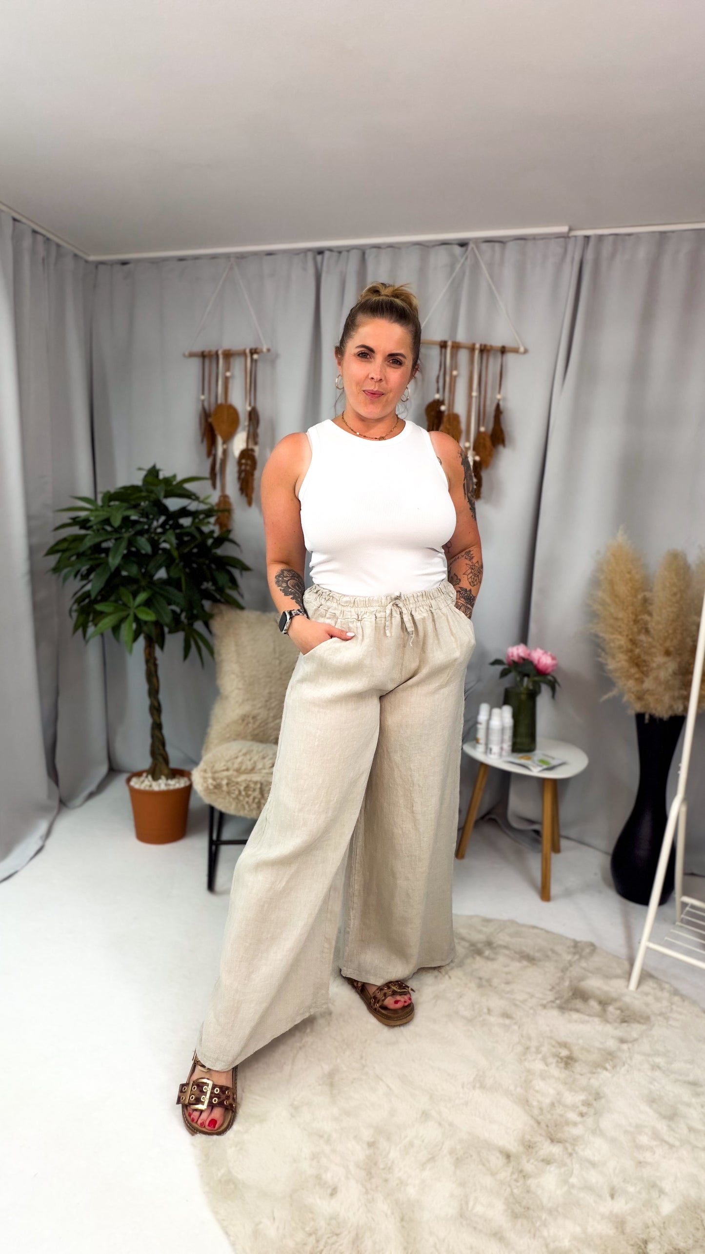 Leinenhose Babsi (70238)