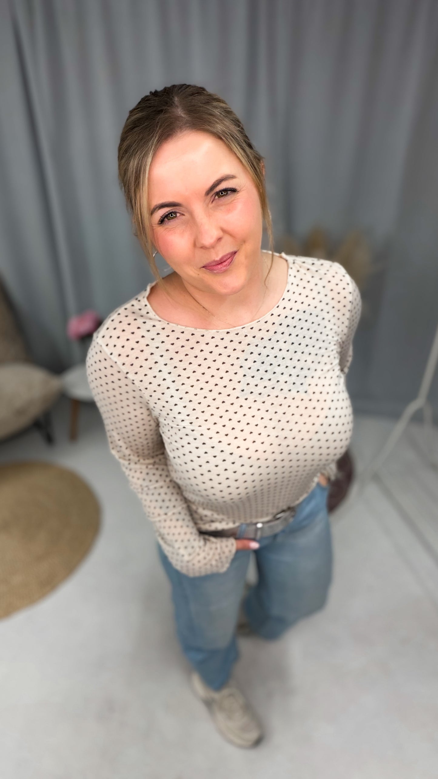 Shirt mit Herzchen 70093