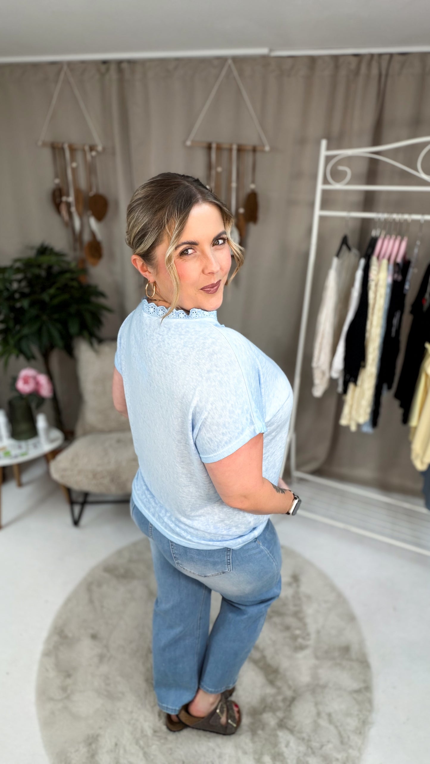 Shirt Sara in blau (63792)
