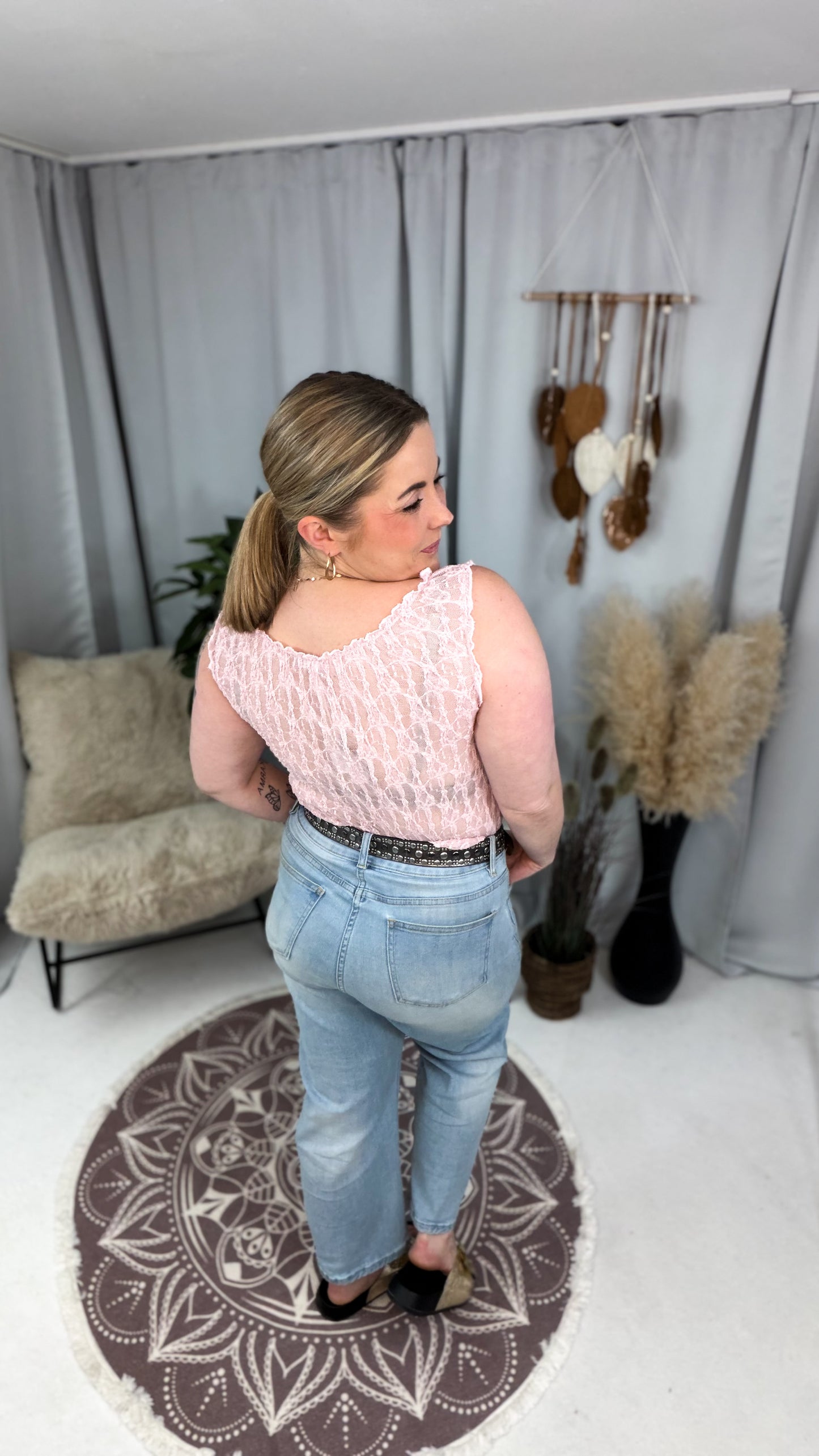 Top Josie aus Spitze in Rose (70198)