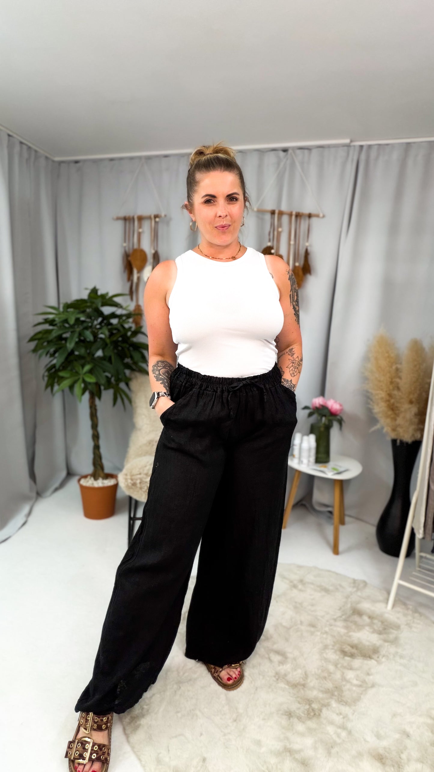 Leinenhose Babsi (70238)