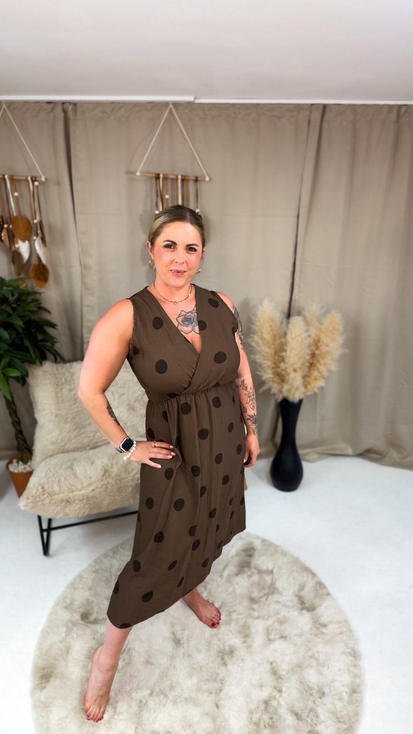 Kleid mit Punkten (70241)