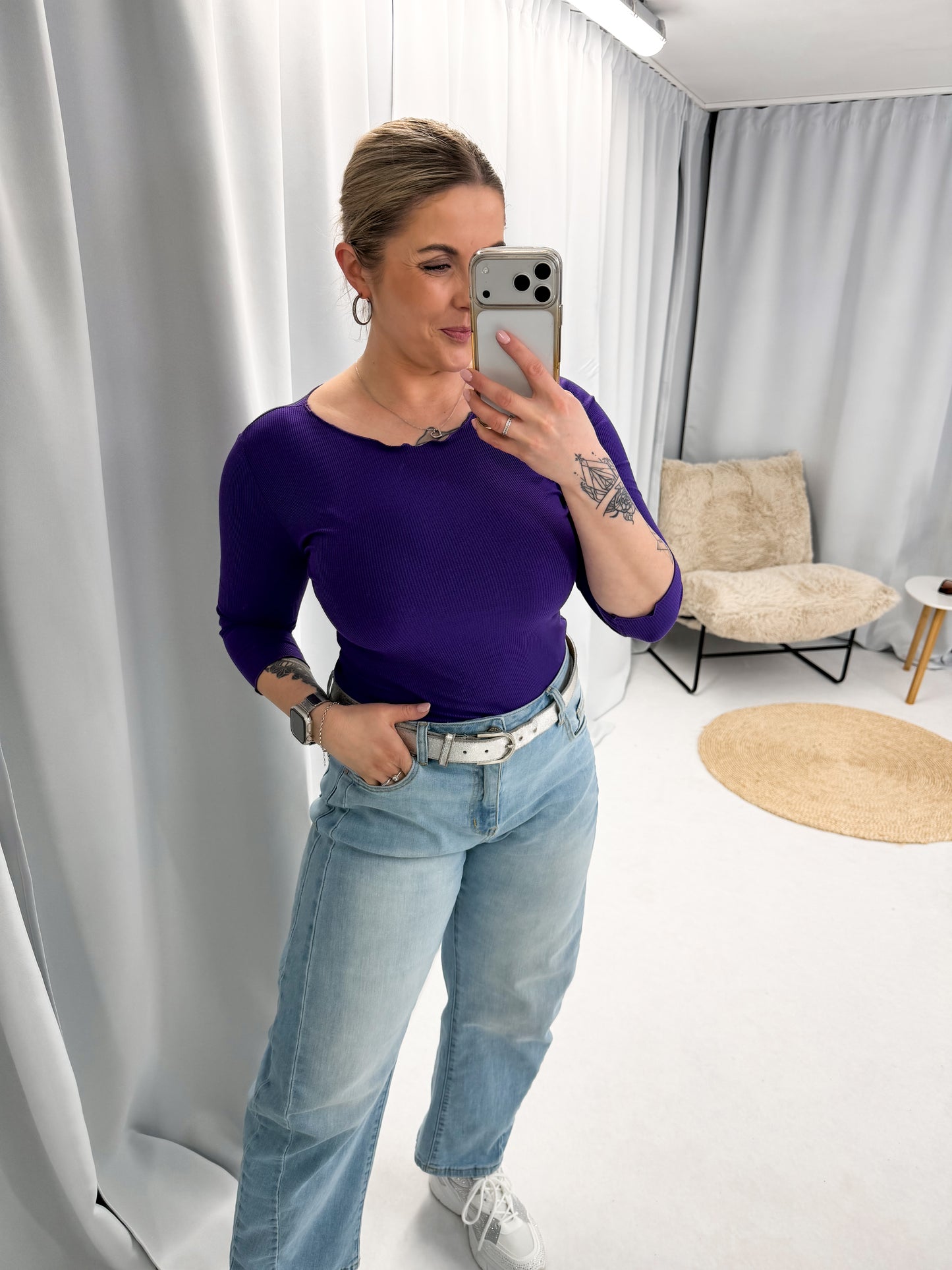 Shirt Mara mit 3/4 Arm