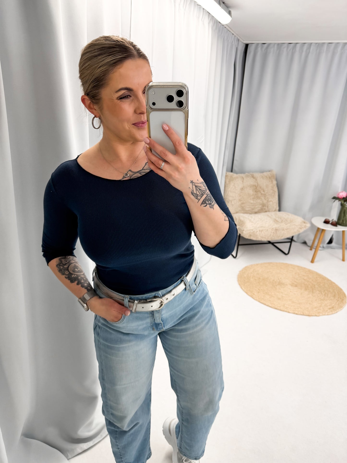 Shirt Mara mit 3/4 Arm