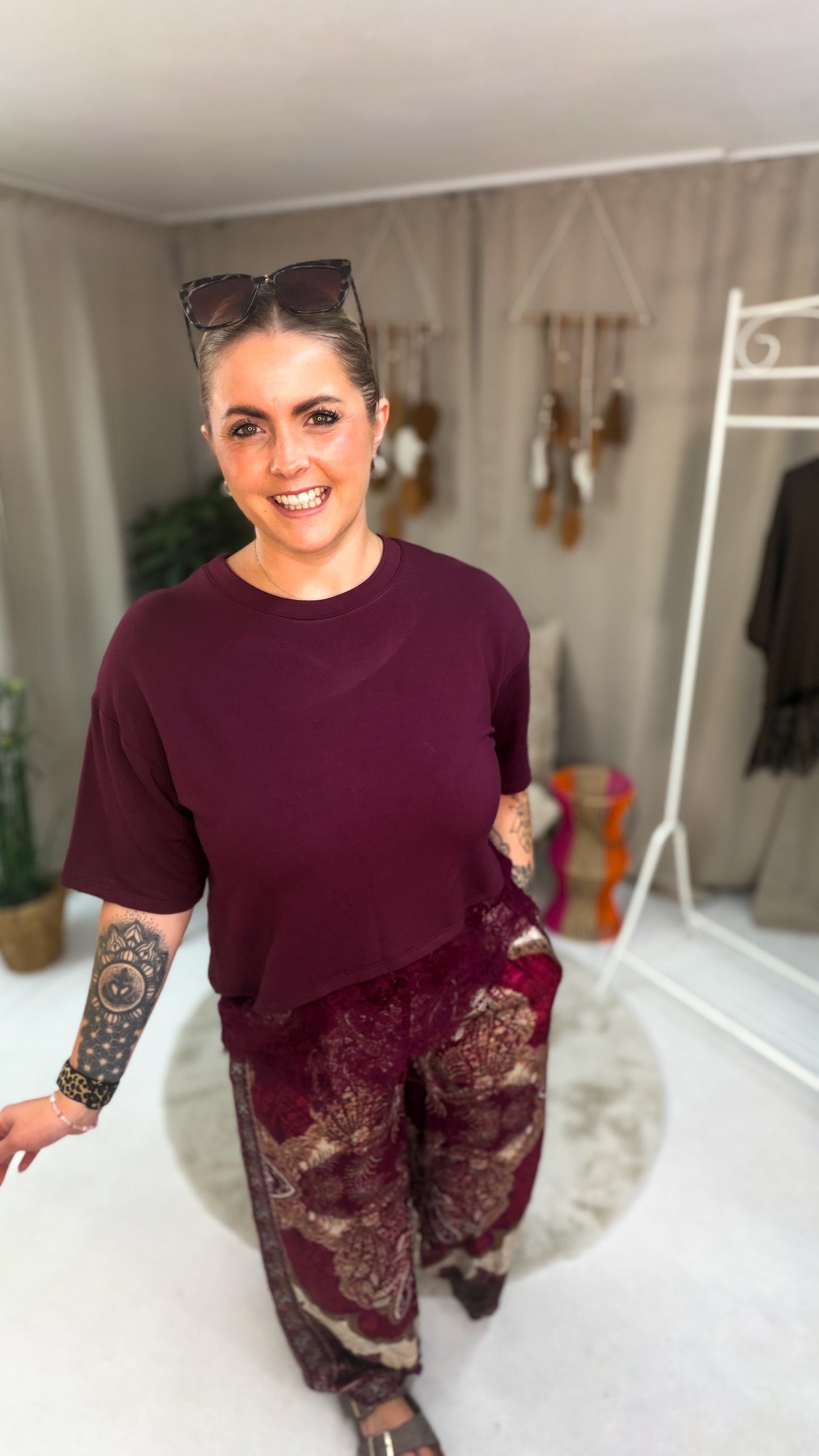 Shirt Mine mit Spitze 70349