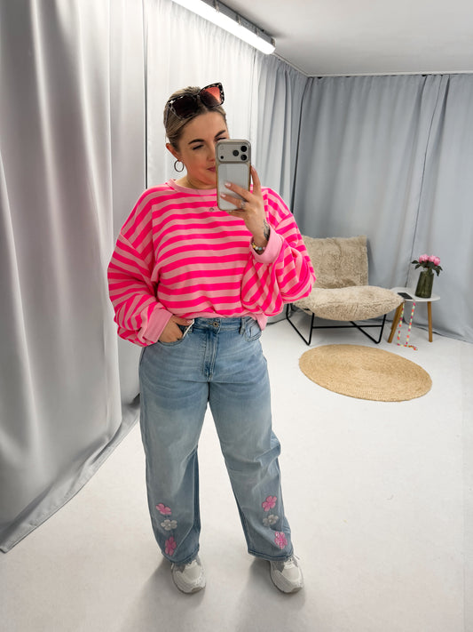 Hose Zoe mit Blümchen (70105)