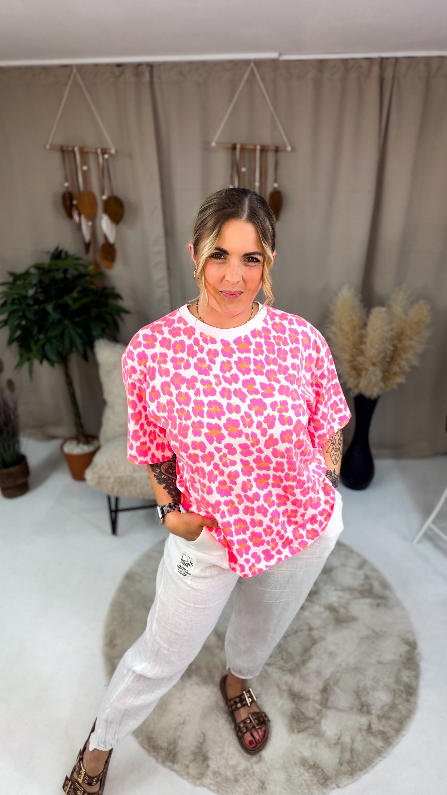 Shirt Bine im Leoprint 70269