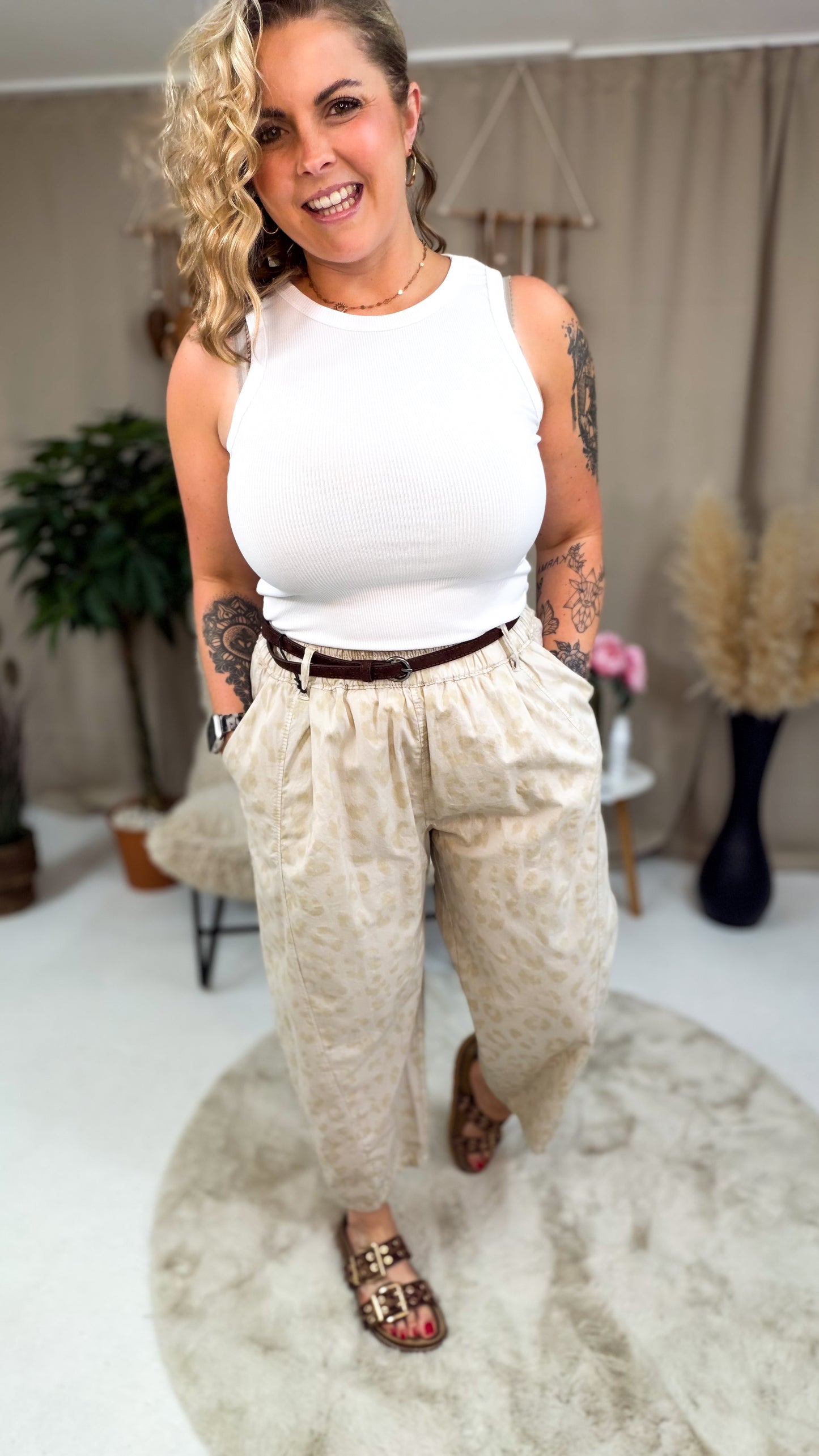 Hose Ines im Leoprint (70180)
