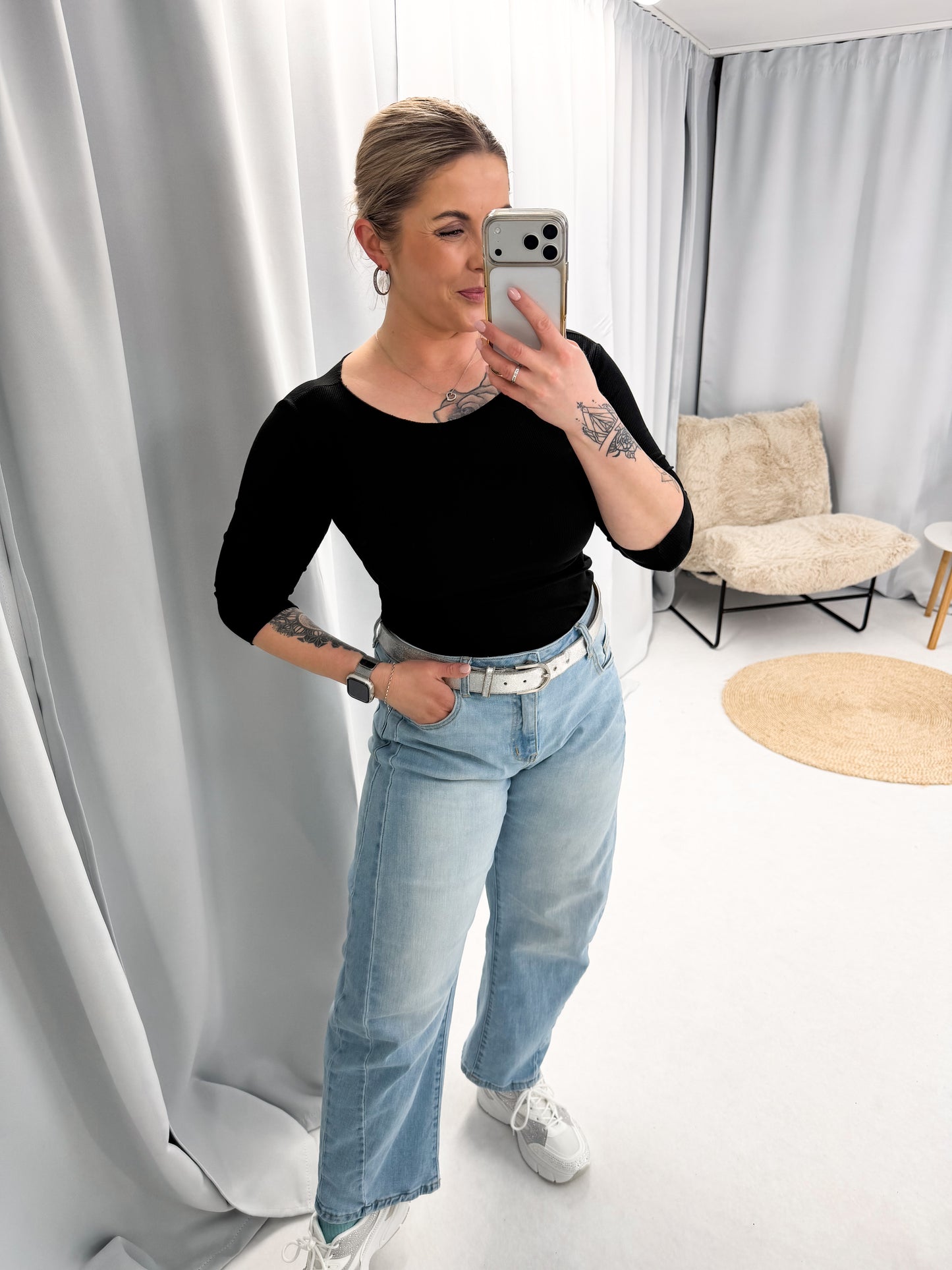 Shirt Mara mit 3/4 Arm