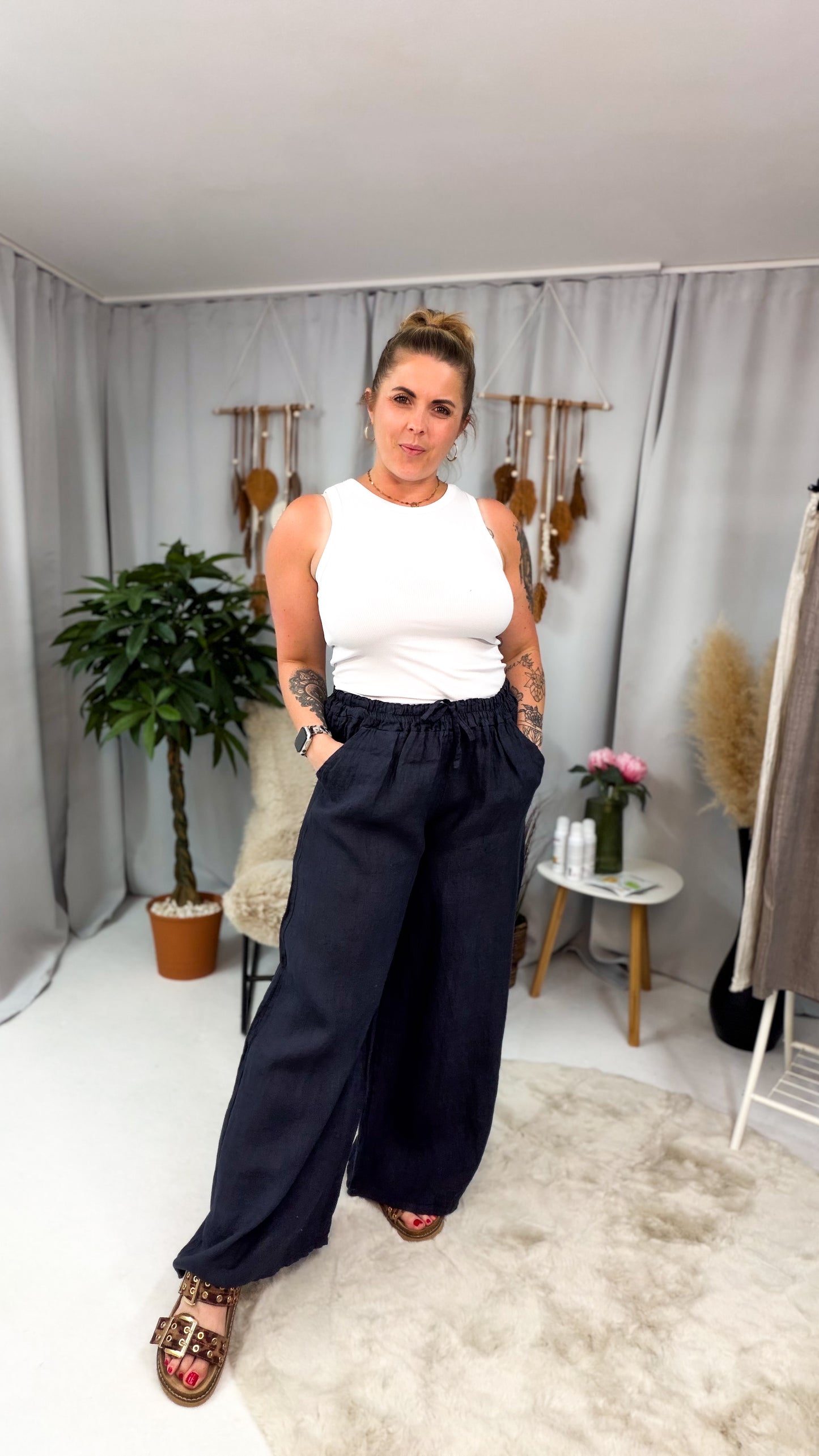 Leinenhose Babsi (70238)