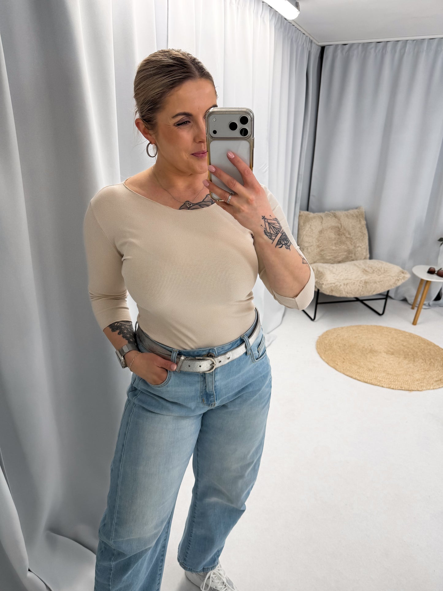 Shirt Mara mit 3/4 Arm