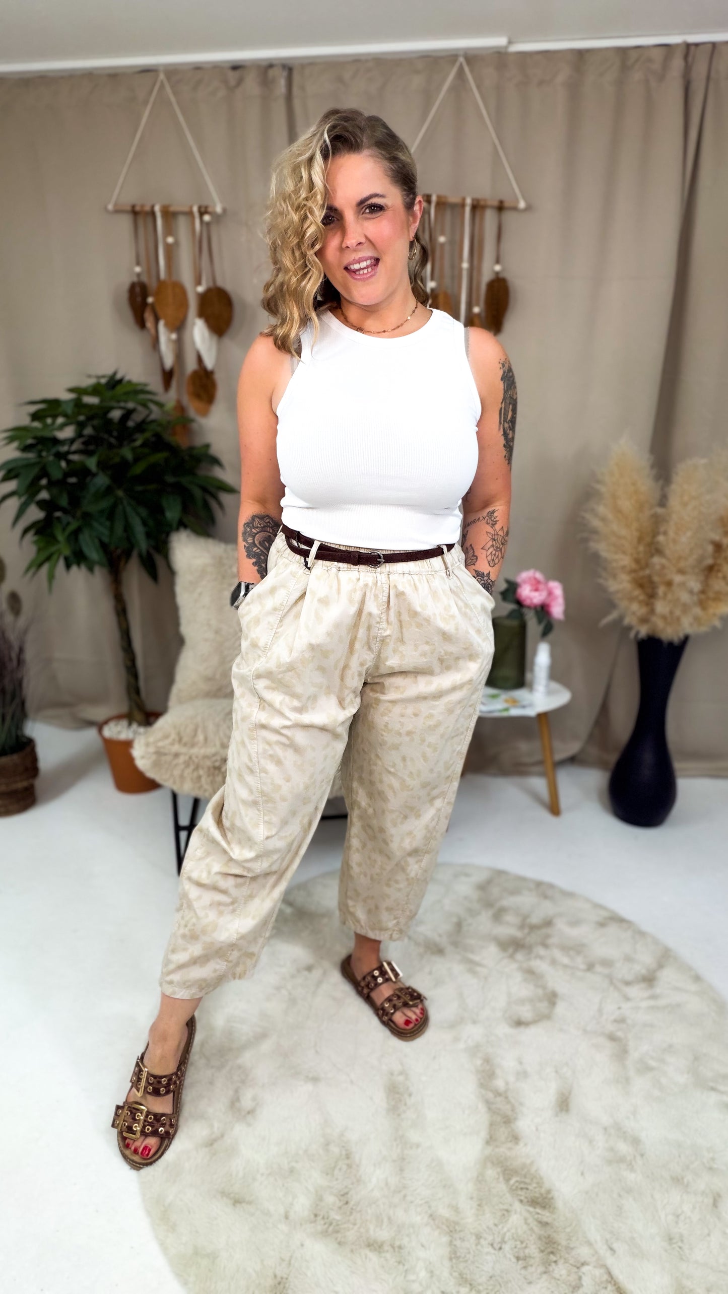 Hose Ines im Leoprint (70180)