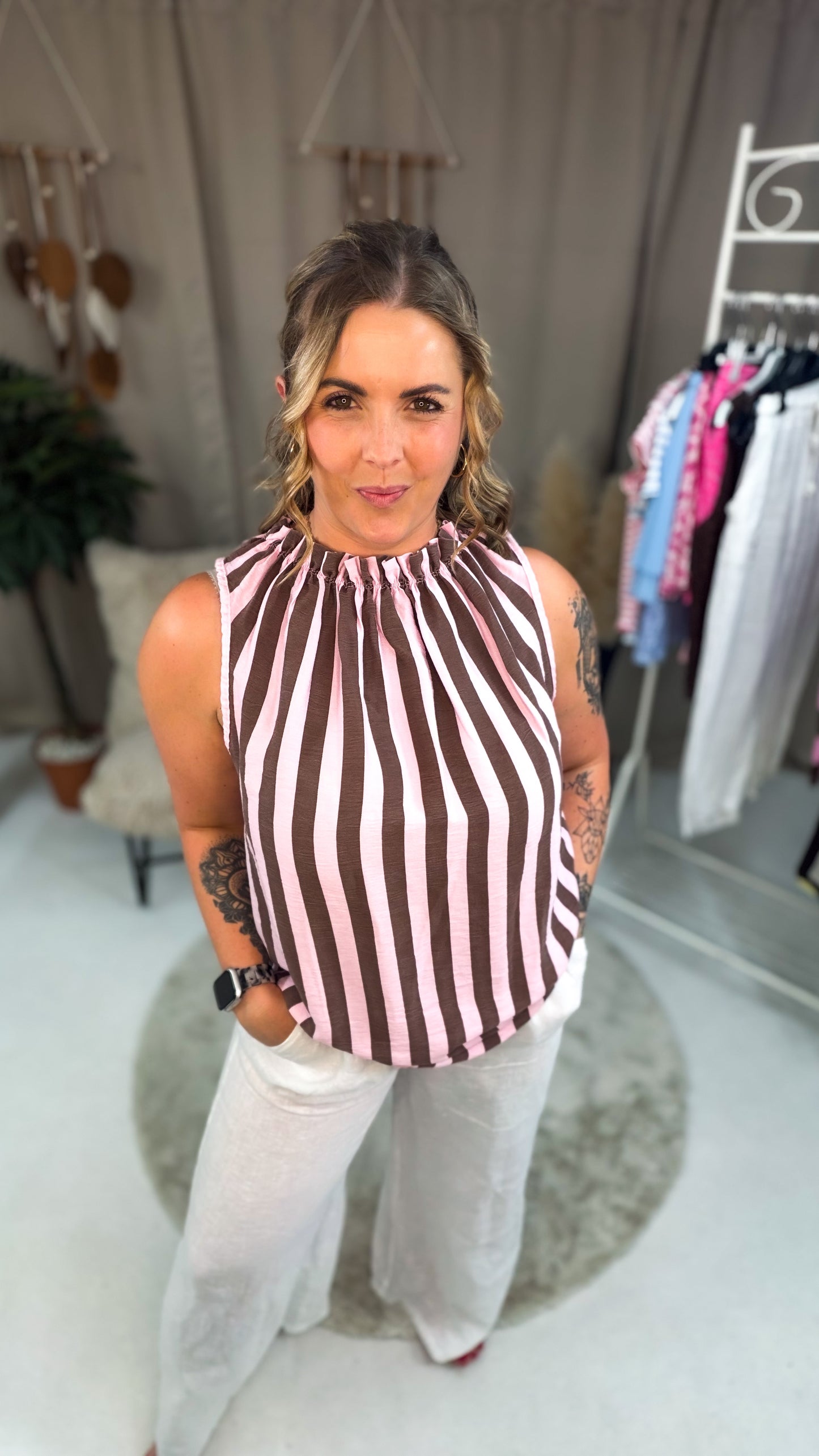 Bluse Daria gestreift 70261